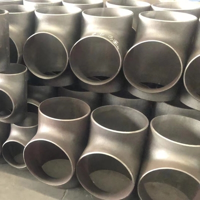 EN1092 DN600, das Ellbogen-Fittings-Kohlenstoffstahl, Kohlenstoffstahl-gleiches T-Stück Sch 60 verringert