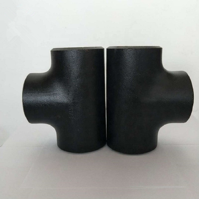 Schwarzes gemaltes CS 48 t-Stück ASME B16.9 gleiches Querfitting Zoll-ASME B16.47 BW