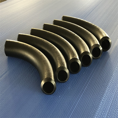 Flussstahl Sch 140 90 Kohlenstoffstahl des Grad-Ellbogen-kurzer Radius-45 ASTM A234 WPB nahtlos