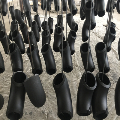 Kohlenstoff-nahtloses Stahlfitting 45mm Q235 B16.9 90 Grad-Ellbogen