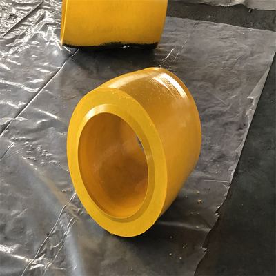 6 x 4 schweißte konzentrischer Kolben des Kohlenstoffstahl-Reduzierer-WPHY 65 XXS ASTM Schwarzes