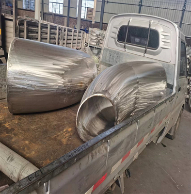 Tri Klammer 2 Zoll-Edelstahl-Ellbogen-gesundheitlicher Installationen DN10 LÄRM 11850 90 Grad 8&quot;