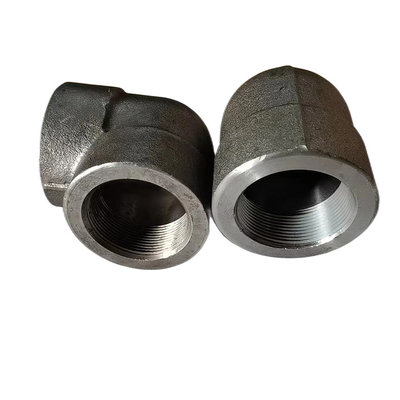 Asme B16.11 Astm A105 schmiedete die verlegte Frau des Kohlenstoffstahl-Ellbogen-3000lb