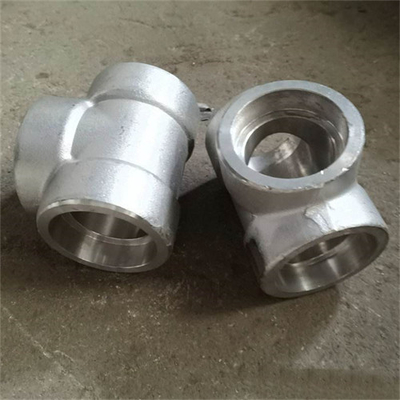Asme 16,11 Kohlenstoffstahl-geschmiedete Fittings-Sockel-Schweißungs-T-Stücke 3000lbs A105