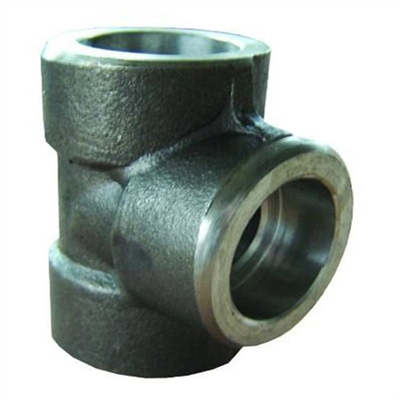 Asme 16,11 Kohlenstoffstahl-geschmiedete Fittings-Sockel-Schweißungs-T-Stücke 3000lbs A105